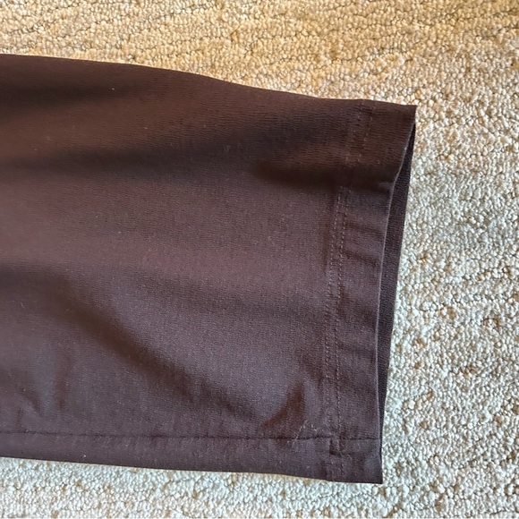 EILEEN FISHER KNIT Brown elastic waist coastal grandma stetch ankle pants 2X - Picture 3 of 11
